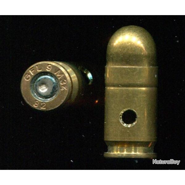 9 x 17 mm Corto Italien pour pistolet Berreta Mle 1934 - marquage = GFL 9 M34 82
