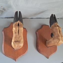Lot de 2 pat&egrave;res patte de cerf #LM26