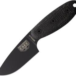 Couteau Fixe ESEE Sencillo Lame Acier A2 Manche Micarta Noir &Eacute;tui Kydex USA ESSENCILLOB