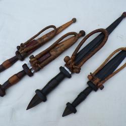 Lot de 4 poignards TEDDA du TCHAD