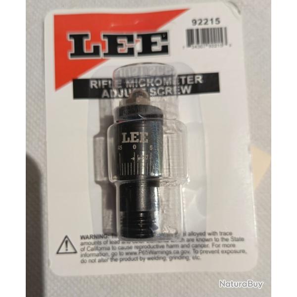 Vis Microm�trique LEE pour Carabine Petit calibre #92215 Neuf
