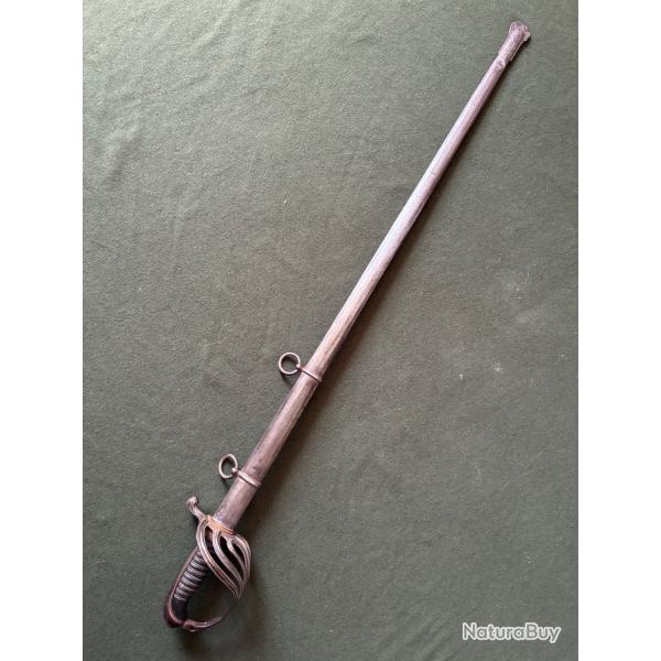 SABRE D'OFFICIER DE L ARMEE D'AFRIQUE "Fabrica D Toledo" type 1882