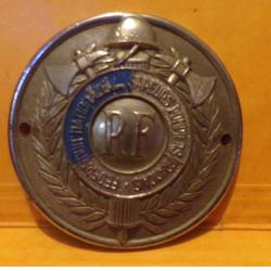 PLAQUE DE VEHICULE DE FEDERATION NATIONALE DES SAPEURS POMPIERS FRANCAIS DE LA REPUBLIQUE FRANCAISE,