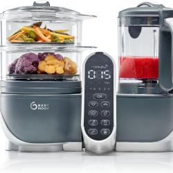 Robot Cuiseur B&eacute;b&eacute; Multifonctions 6 en 1, Cuiseur Vapeur Mixeur, Grande Capacit&eacute; 2,2L,
