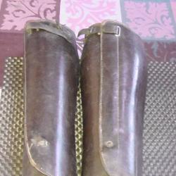 guetres en cuir