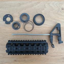 Lot RIS Sopmod + front sight m4 marui next gen