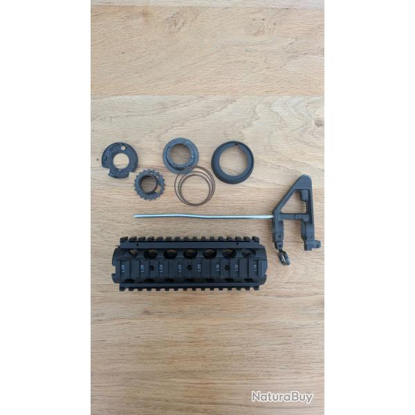 Lot RIS Sopmod + front sight m4 marui next gen