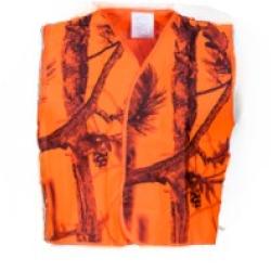 Chasuble de traque gilet de signalisation enfant PERCUSSION ghostcamo enfant