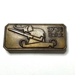 FRANCE ARTILLERIE 173&deg; RALT 173&deg; R&eacute;giment d'Artillerie Lourde Tract&eacute;e (1939/40) poin&ccedil;on AB