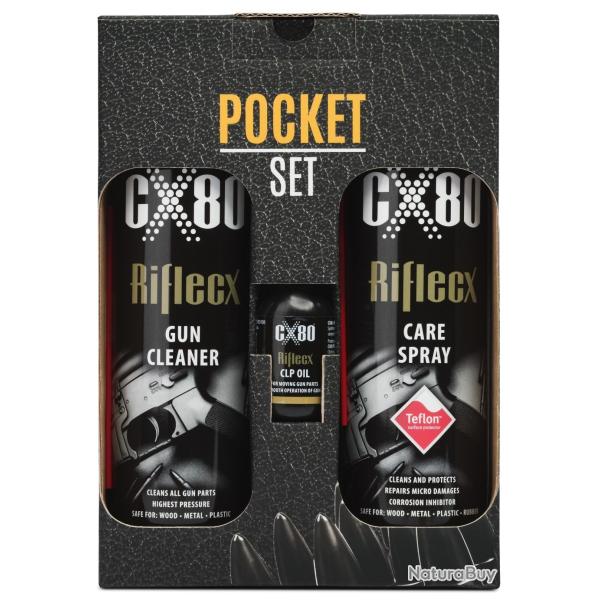 Kit de poche RIFLECX pour le nettoyage de vos armes.