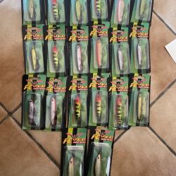 Lot de 20 leurres dur Milo lot 33