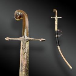 SABRE OTTOMAN, SHAMSHIR AVEC FOURREAU