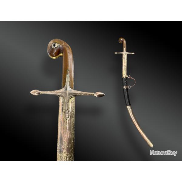 SABRE OTTOMAN, SHAMSHIR AVEC FOURREAU