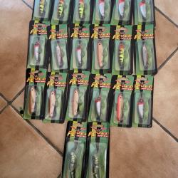 Lot de 20 leurres dur Milo lot 34