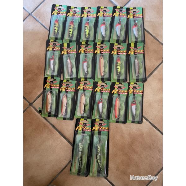 Lot de 20 leurres dur Milo lot 34