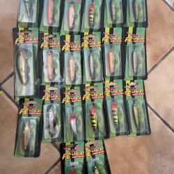 Lot de 20 leurres dur Milo lot 35