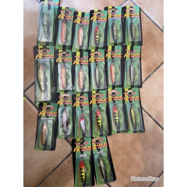 Lot de 20 leurres dur Milo lot 35