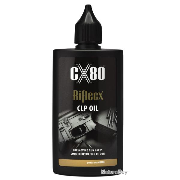 Huile CLP de lubrification RIFLECX pour pi�ces mobiles d'armes (100 ml)