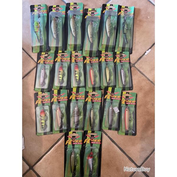 Lot de 20 leurres dur Milo lot 36