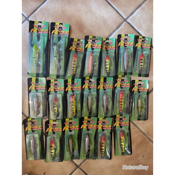 Lot de 20 leurres dur Milo lot 37