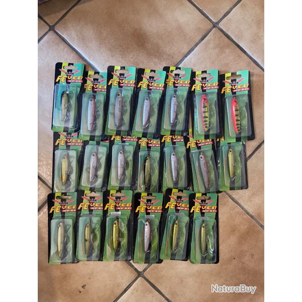 Lot de 20 leurres dur Milo lot 38
