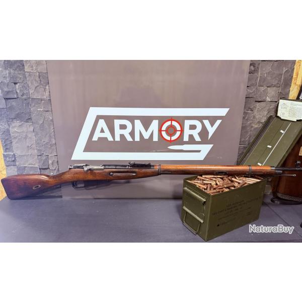Occasion Mosin Nagant 1891/30 Cal-7,62x54R + 500 munitions surplus