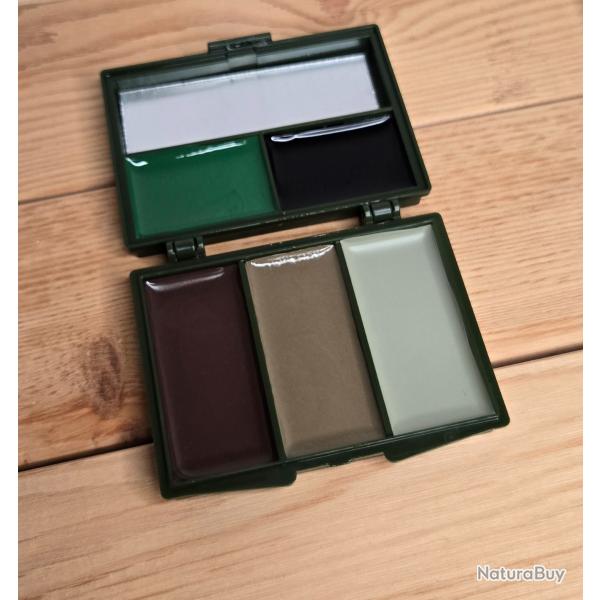 Palette de maquillage camouflage militaire 5 couleurs  Face Paint Colors