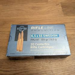 Bo&icirc;te neuve 6.5x55 Swedish