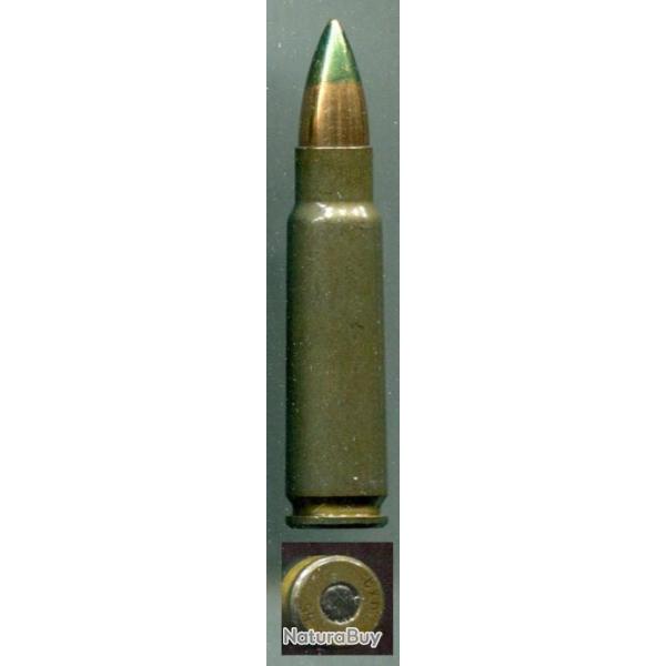 7.62 x 45 Tch�que - RARE tra�ante balle pointe verte - ENVOI et NEUTRALISATION sur DEMANDE