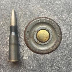 8 mm Lebel - RARE &eacute;tui acier sous contr&ocirc;le allemand 1944 - ENVOI et NEUTRALISATION sur DEMANDE