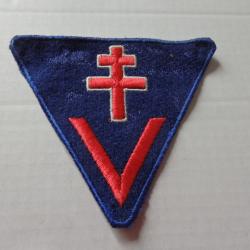 INSIGNE TISSU  F.F.I.  Original  WW2