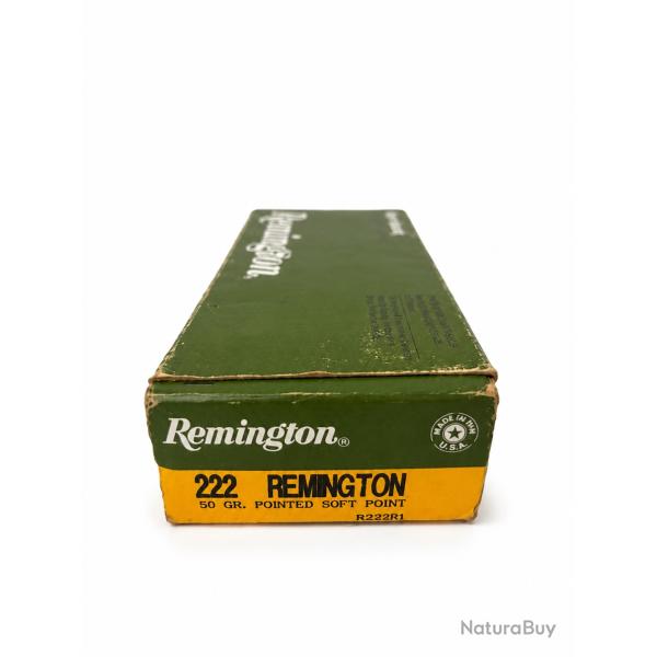 1 Boite de Balles Remington cal 222 Rem Soft Point 50gr