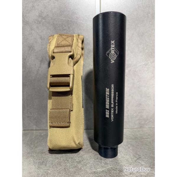"PROMO" Silencieux RDS Vortex pour carabine ZASTAVA M76 Calibre 8x57 IS
