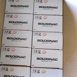 Lot de 725 cartouches calibre 12 - Solognac L900, L500, Trap et Pigeon - Excellent &eacute;tat