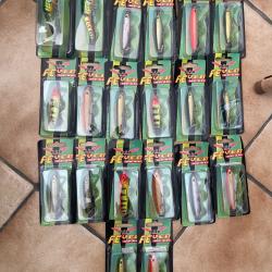 Lot de 20 leurres dur Milo lot 39