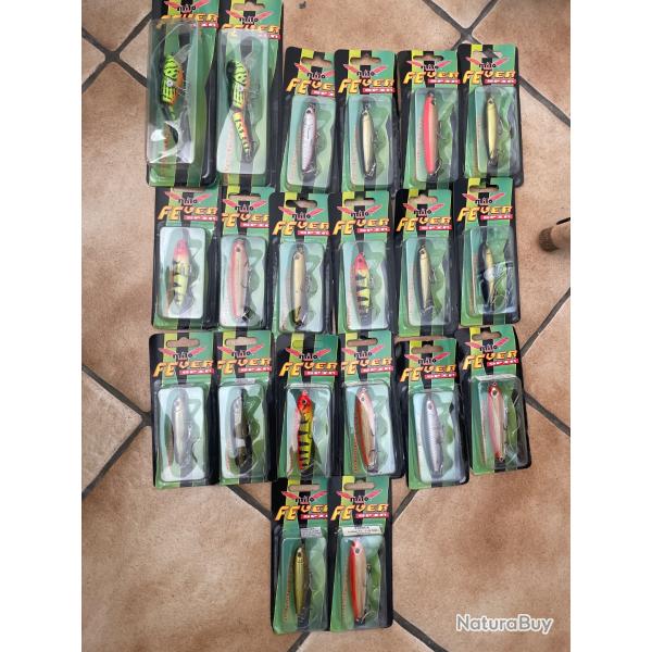 Lot de 20 leurres dur Milo lot 39