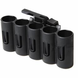 Porte 5 cartouches calibre 12 montage avec fixation rapide (QD) pour rail picatinny