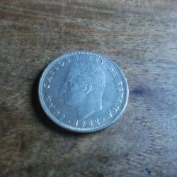 monnaie juan carlos 25 pesetas 1982