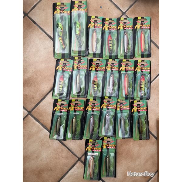 Lot de 20 leurres dur Milo lot 40