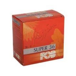 Cartouches FOB SUPER 36 calibre 12/70 36g bourre jupe n&deg;2 x25