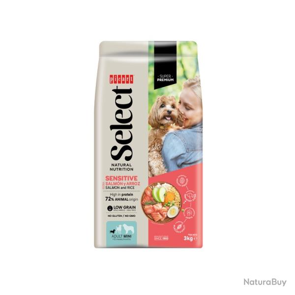 Select ADULT MINI SENSITIVE with Extra Saumon and Rice 3Kg