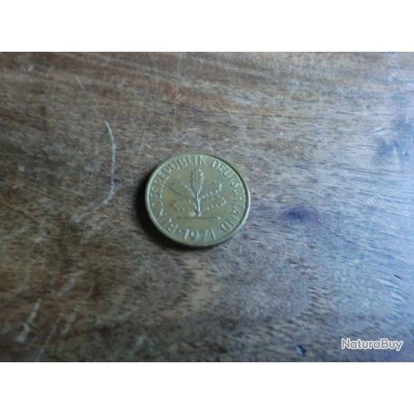 monnaie deuschanld 5 pfennig 1971