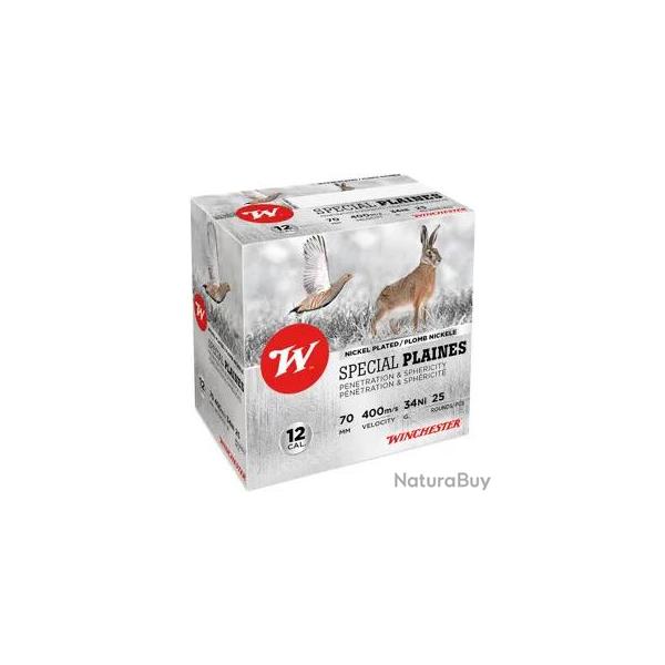 Cartouche Winchester Special Plaines 34g - 12/70 7.5