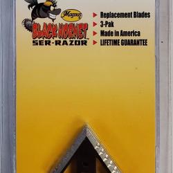 LAMES RECHANGE SER-RAZOR BLACK HORNET 125Gr