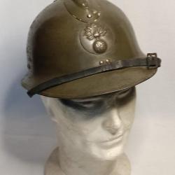 Casque Adrian model 26 Infanterie 39/40 WW2