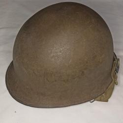 Casque US M-1 octobre1944 US Army guerre 39/45 WW2