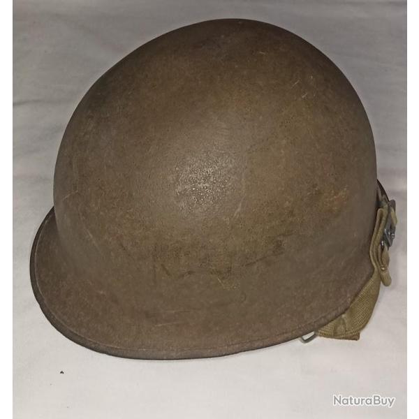 Casque US M-1 octobre1944 US Army guerre 39/45 WW2