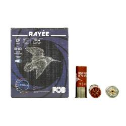 Cartouches FOB BECASSE sp&eacute;cial ray&eacute;e calibre 12/70 40g n&deg;8-10 bourre jupe x10