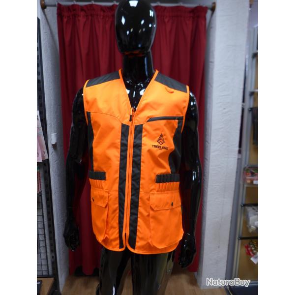 Gilet TREELAND Somlys, Orange, Neuf