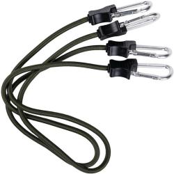 Tendeur sandow &agrave; mousqueton 90 cm vert arm&eacute;e Fosco 36 in (lot de 2)